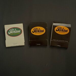 Vintage match books Perkins